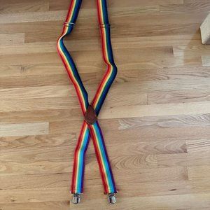 Vintage Rooster Products Rainbow Suspenders